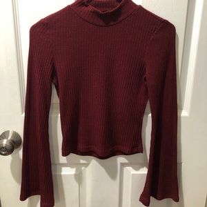 Red Blouse long sleeve